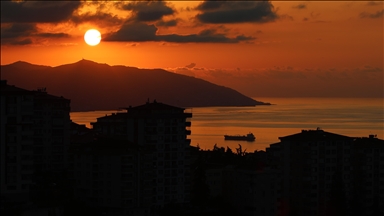 Trabzon'da gün batımı