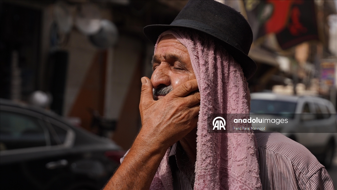 Temperatures reaching 50 degrees in Iraq negatively affect citizens