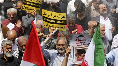 Pro-Palestinian protest in Tehran