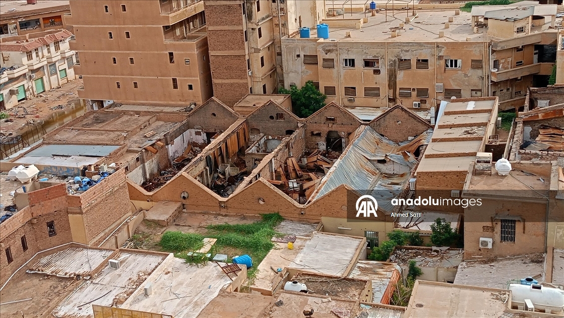 Sudan'ın başkenti Hartum'un merkezi, çatışmalar nedeniyle ağır hasar gördü