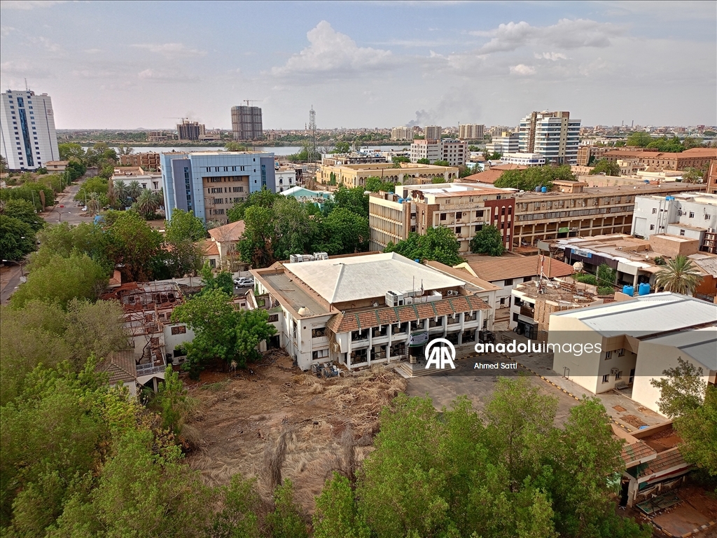 Sudan'ın başkenti Hartum'un merkezi, çatışmalar nedeniyle ağır hasar gördü