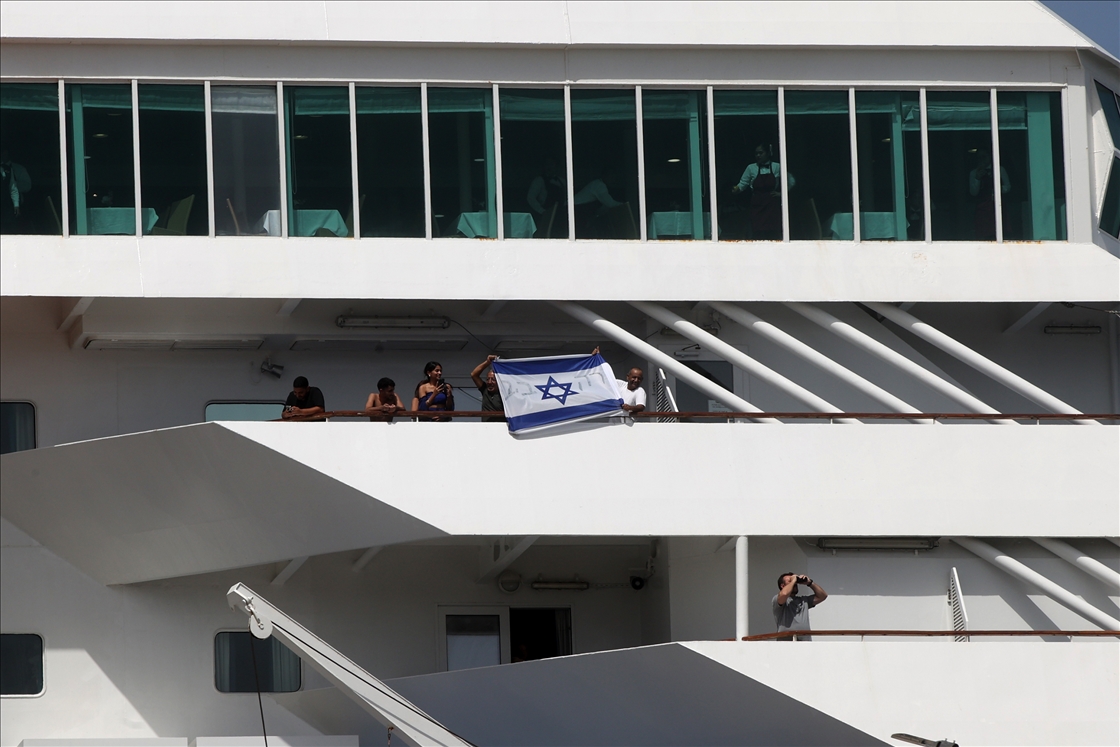 Cruise ship carrying Israeli passengers faces protests on Rhodes Island