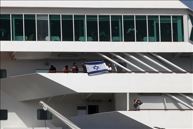 Cruise ship carrying Israeli passengers faces protests on Rhodes Island