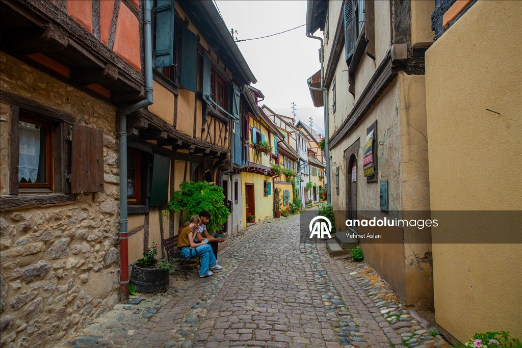 France's Eguisheim welcomes visitors with colorful streets and historic charm