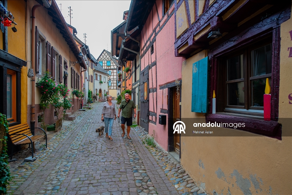 France's Eguisheim welcomes visitors with colorful streets and historic charm