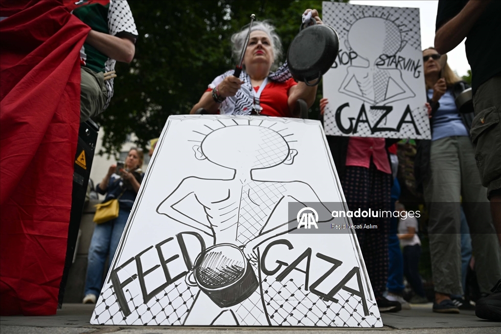 Londra’da Gazze Protestosu