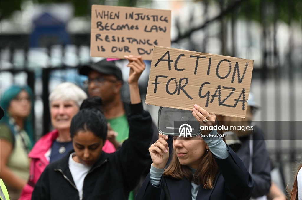 Londra’da Gazze Protestosu