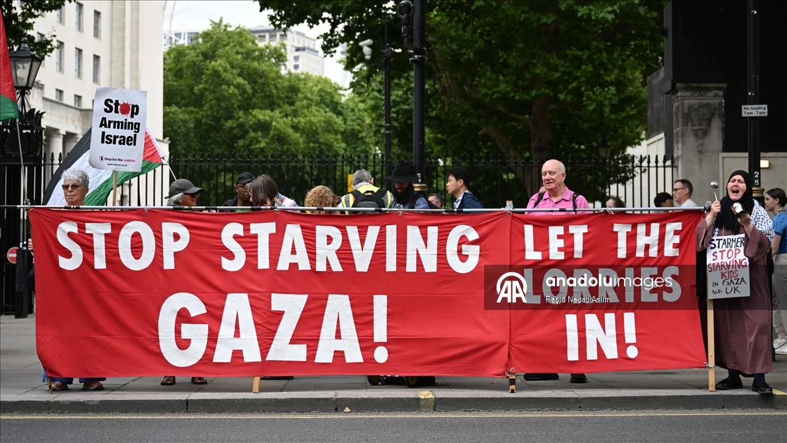 Londra’da Gazze Protestosu
