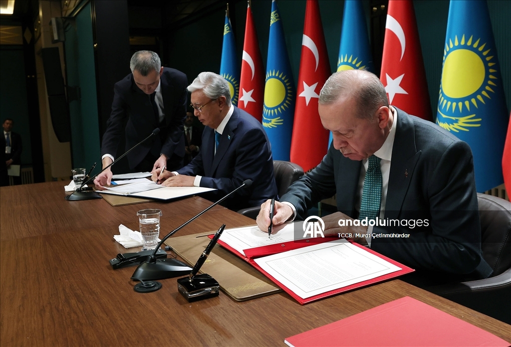 Türkiye ile Kazakistan arasında çeşitli alanlarda anlaşmalar imzalandı