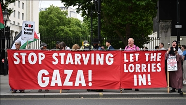 Londra’da Gazze Protestosu