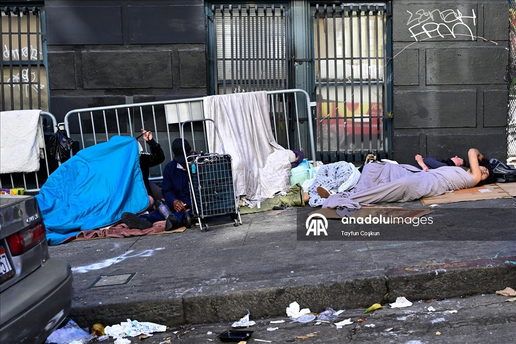 ABD'nin San Francisco kentinde evsizlik krizi devam ediyor