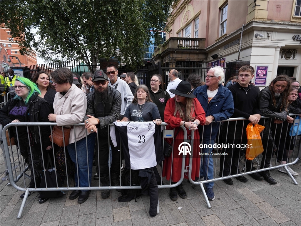 Tributes gather on Black Sabbath Bridge ahead of Ozzy Osbourne's funeral in Birmingham