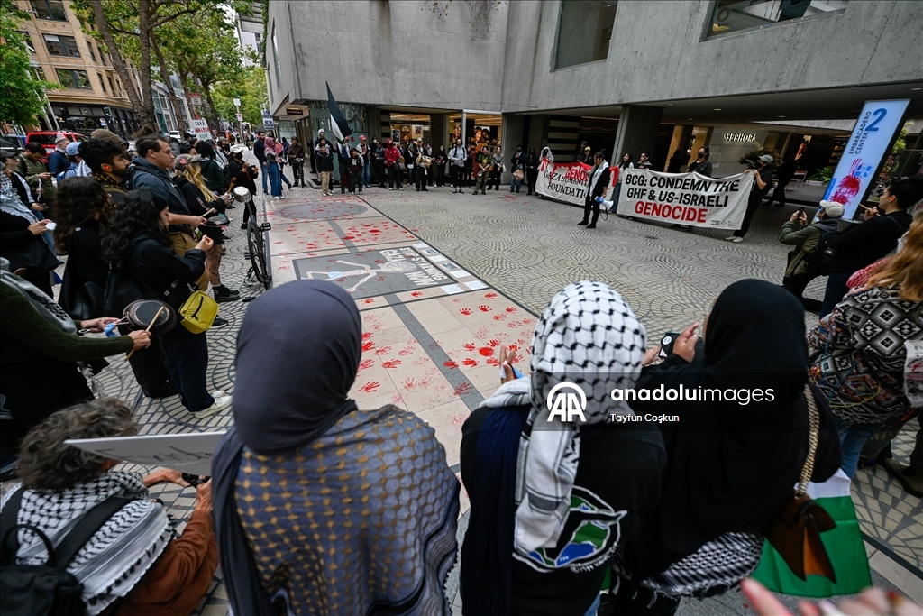 San Francisco’da İsrail karşıtı protesto