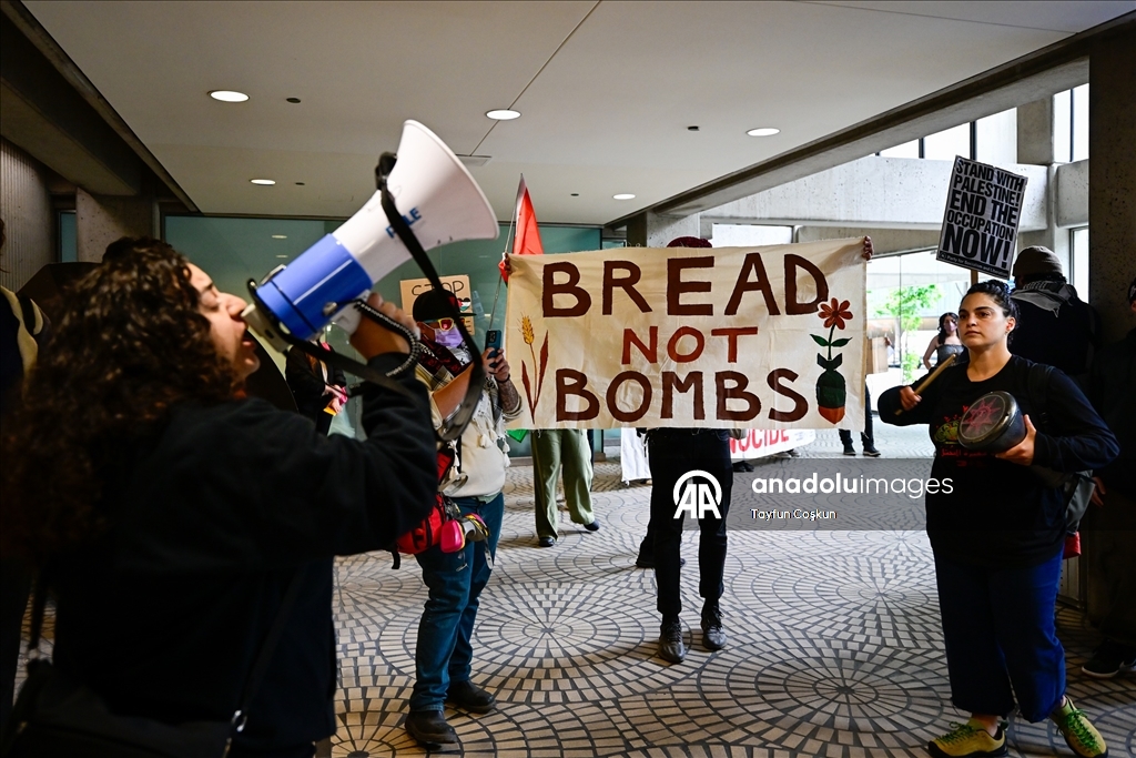 San Francisco’da İsrail karşıtı protesto