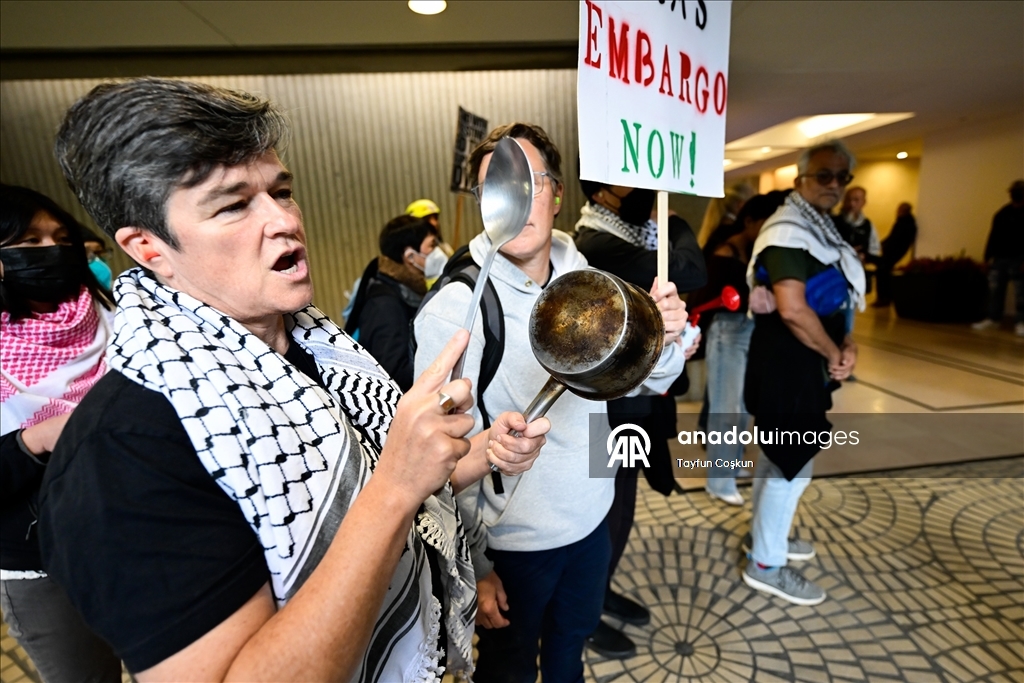 San Francisco’da İsrail karşıtı protesto
