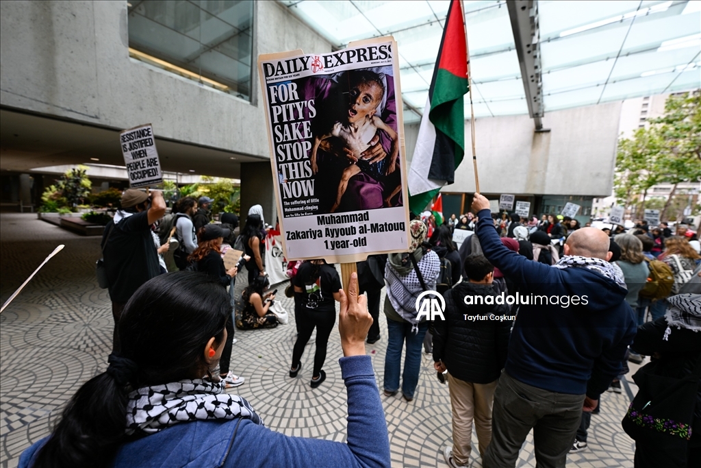 San Francisco’da İsrail karşıtı protesto