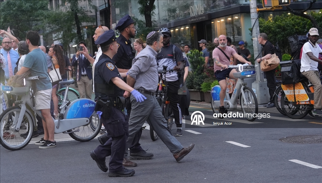 В Нью-Йорке полиция разогнала митинг в поддержку Палестины