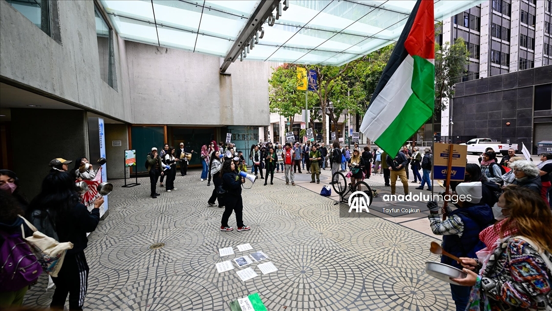 San Francisco’da İsrail karşıtı protesto