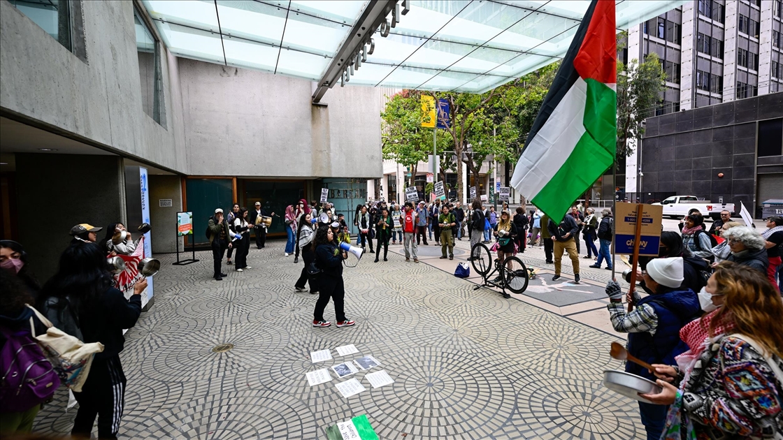 San Francisco’da İsrail karşıtı protesto