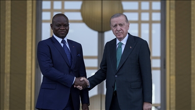 Cumhurbaşkanı Erdoğan, Gabon Cumhurbaşkanı Oligui Nguema'yı resmi törenle karşıladı