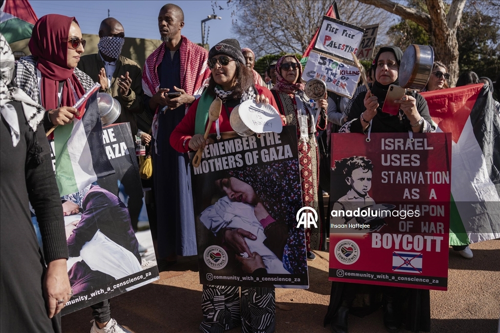 Güney Afrika’da Gazze ile dayanışma gösterisi