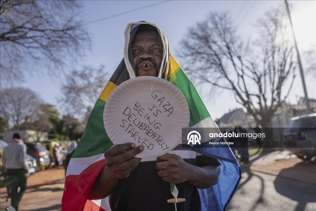 Güney Afrika’da Gazze ile dayanışma gösterisi