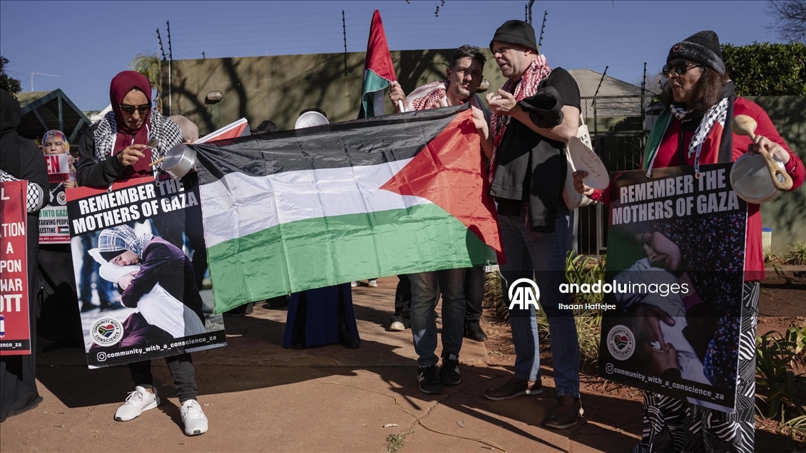 Güney Afrika’da Gazze ile dayanışma gösterisi