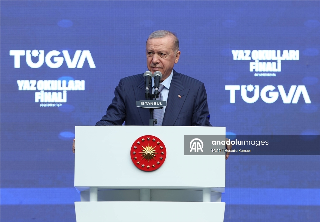 Cumhurbaşkanı Erdoğan, TÜGVA Yaz Okulları Finali Programı'nda konuştu