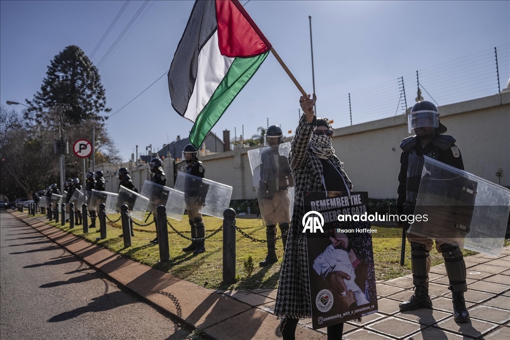 Güney Afrika’da Gazze ile dayanışma gösterisi