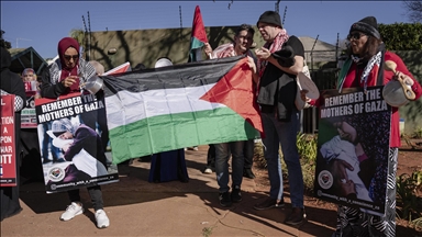 Güney Afrika’da Gazze ile dayanışma gösterisi