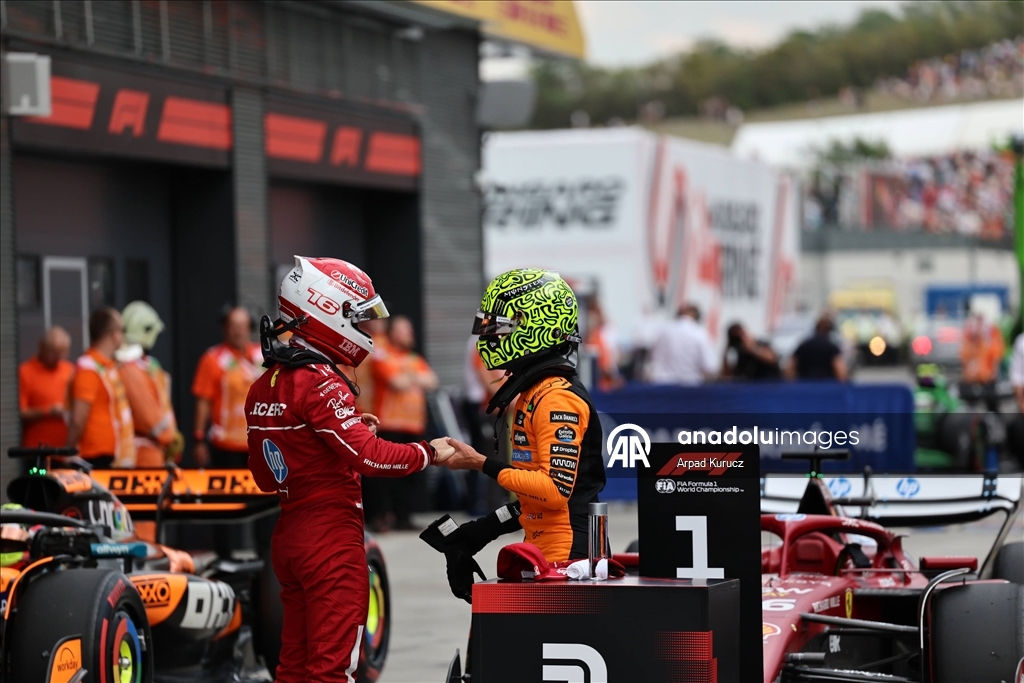 Formula 1 Macaristan Grand Prix'sinde pole pozisyonu Charles Leclerc'in