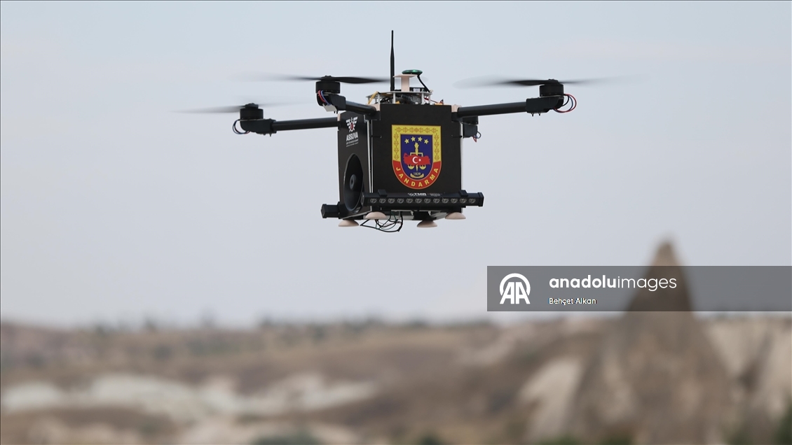 Nevşehir'de bir firma etkin ve hızlı müdahale için "Asayiş dronu" üretti