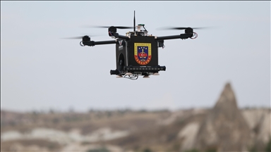 Nevşehir'de bir firma etkin ve hızlı müdahale için "Asayiş dronu" üretti