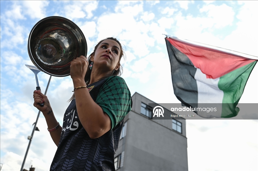 В Лондоне прошла акция в поддержку сектора Газа