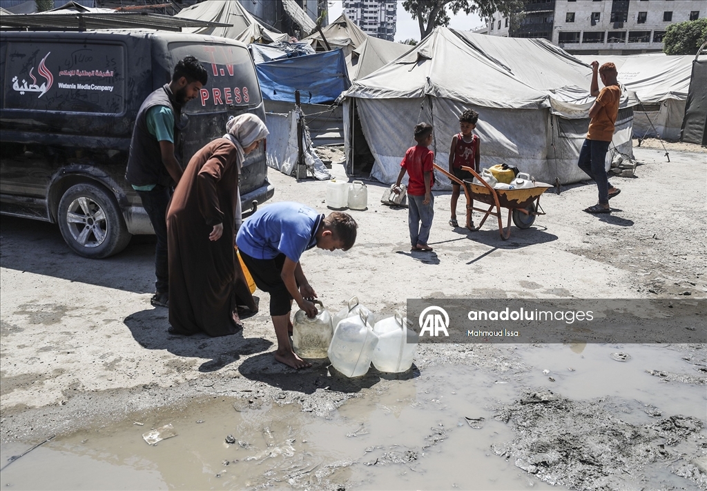 İsrail saldırıları altındaki Gazze'de su krizi