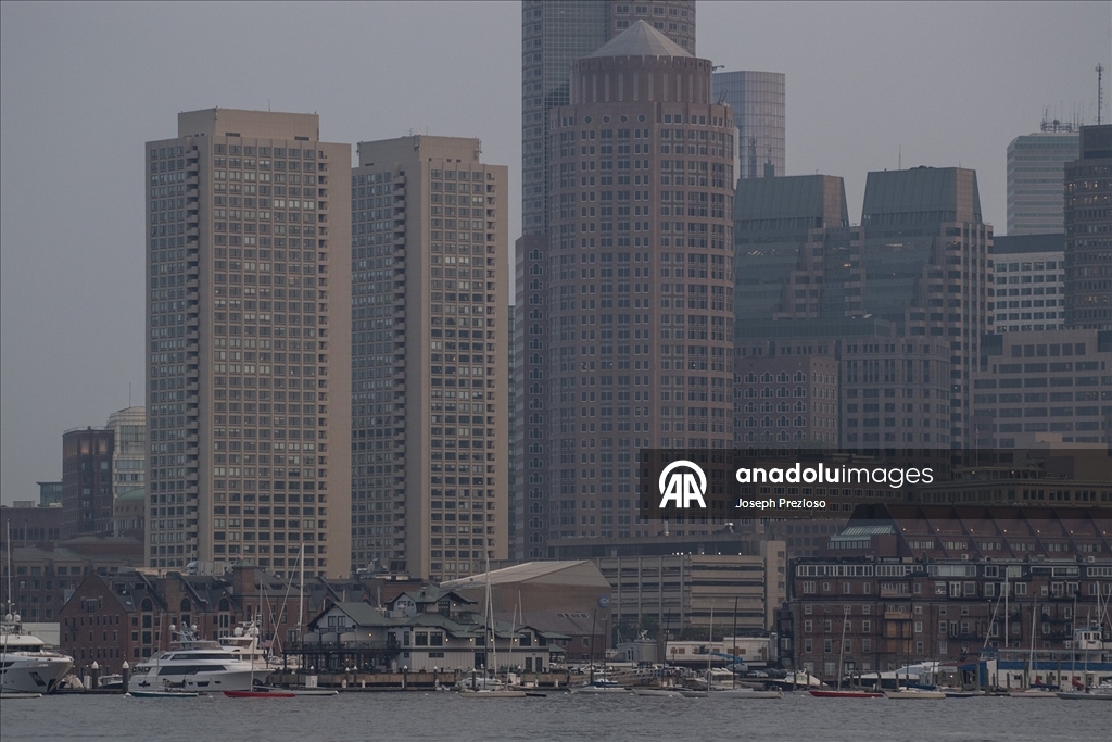 Kanada’daki orman yangınları kaynaklı duman, Boston kentini kapladı