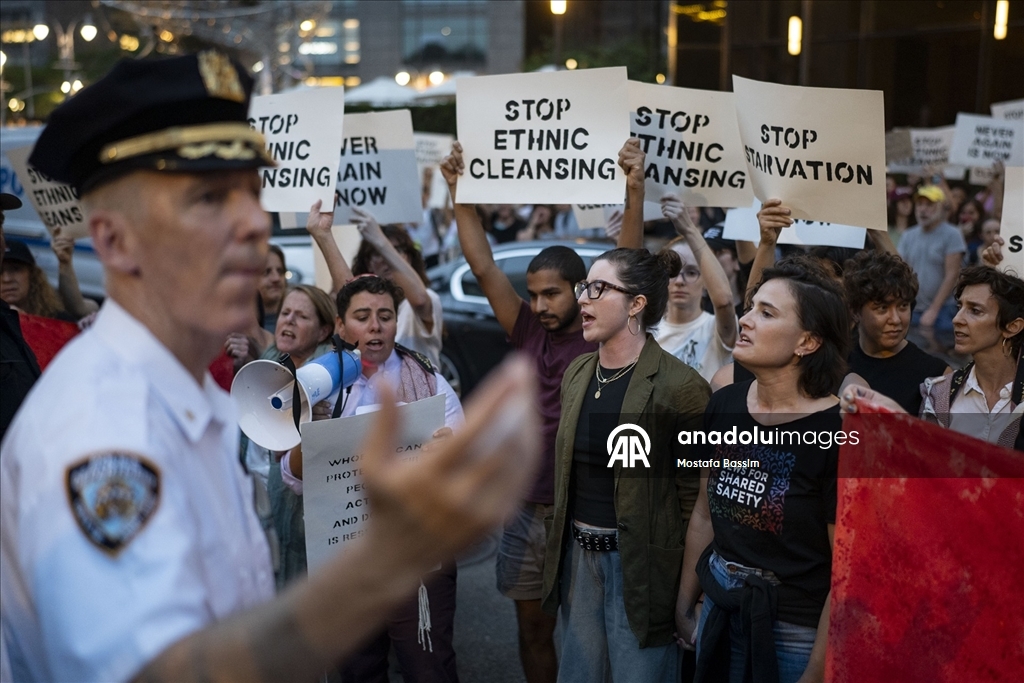 New York’ta Trump Oteli önünde Gazze İçin Eylem: çok sayıda Yahudi Aktivist tutuklandı