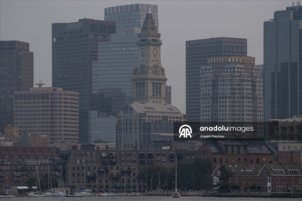 Kanada’daki orman yangınları kaynaklı duman, Boston kentini kapladı