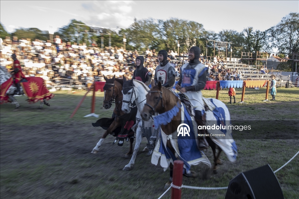 Knights Tournaments during Medieval Week in Sweden's Gotland