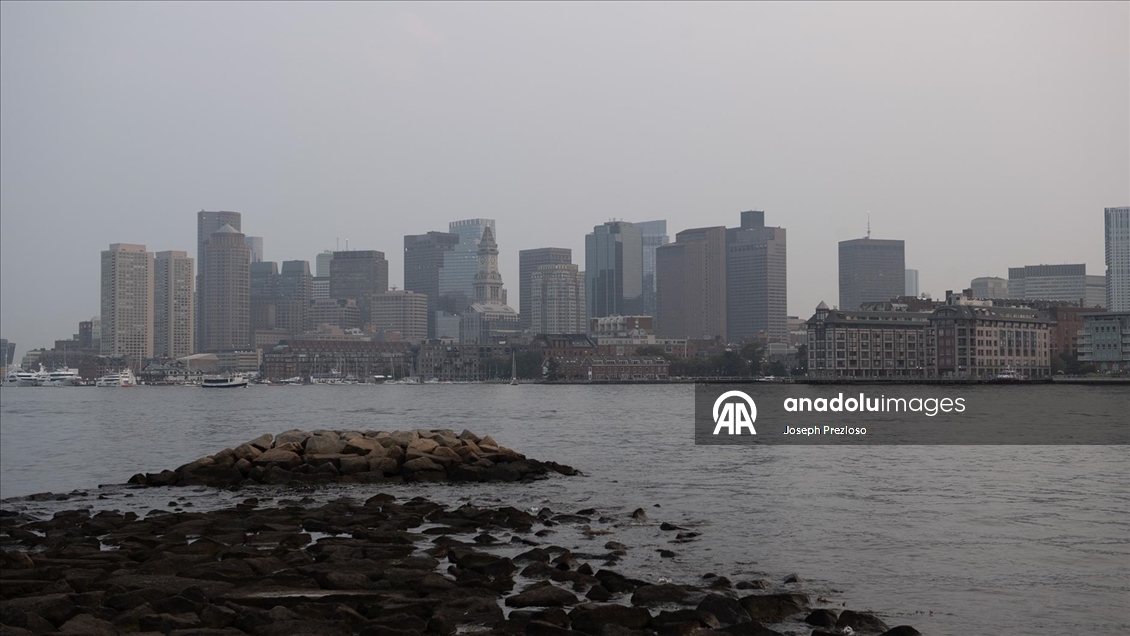 Kanada’daki orman yangınları kaynaklı duman, Boston kentini kapladı