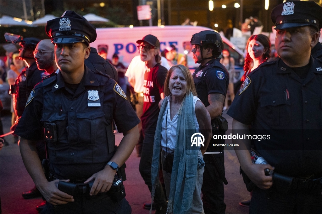 New York’ta Trump Oteli önünde Gazze İçin Eylem: çok sayıda Yahudi Aktivist tutuklandı