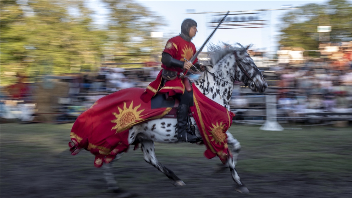 Knights Tournaments during Medieval Week in Sweden's Gotland