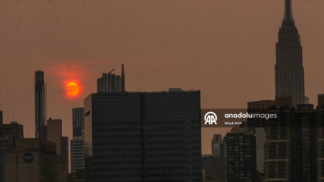 Kanada’daki orman yangınları New York’ta hava kalitesini düşürdü