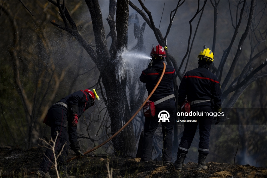 Secondary fire in France's Saint-Laurent-de-la-Cabrerisse
