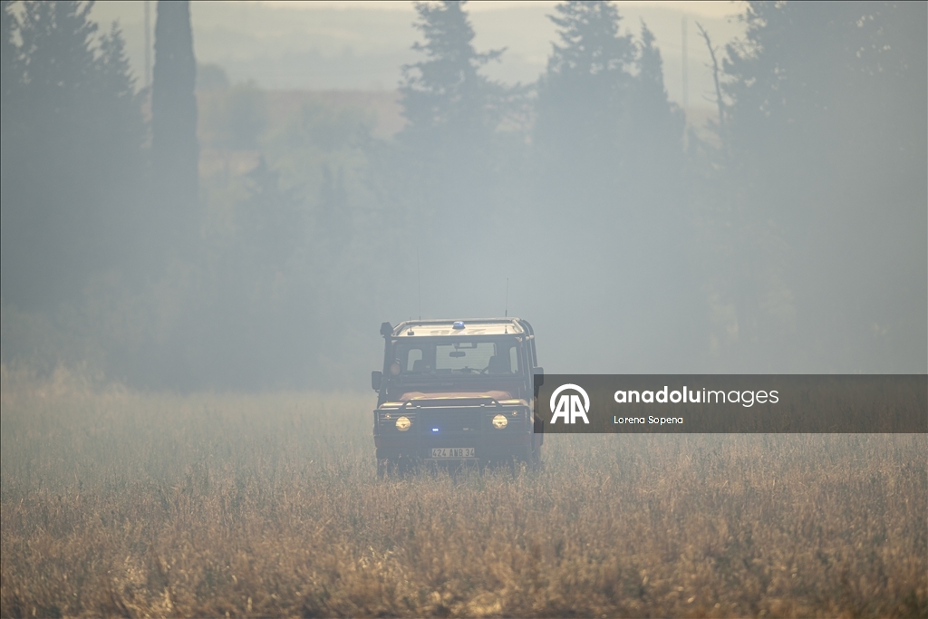 Secondary fire in France's Saint-Laurent-de-la-Cabrerisse