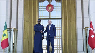 Cumhurbaşkanı Erdoğan, Senegal Başbakanı Sonko'yu resmi törenle karşıladı