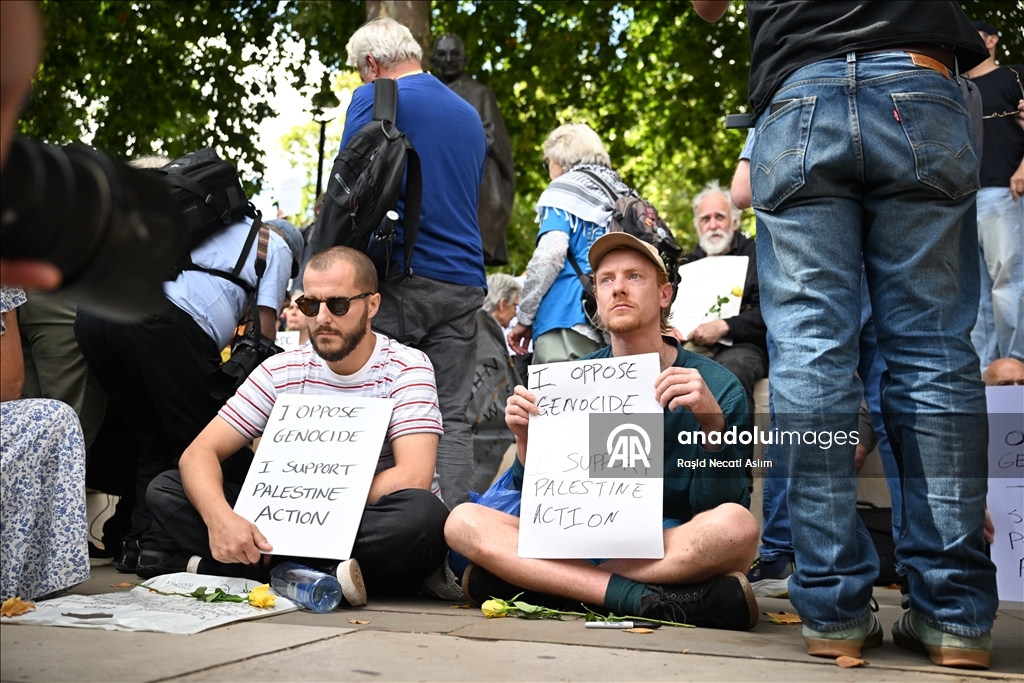 Londra’da Filistin’e destek gösterisi