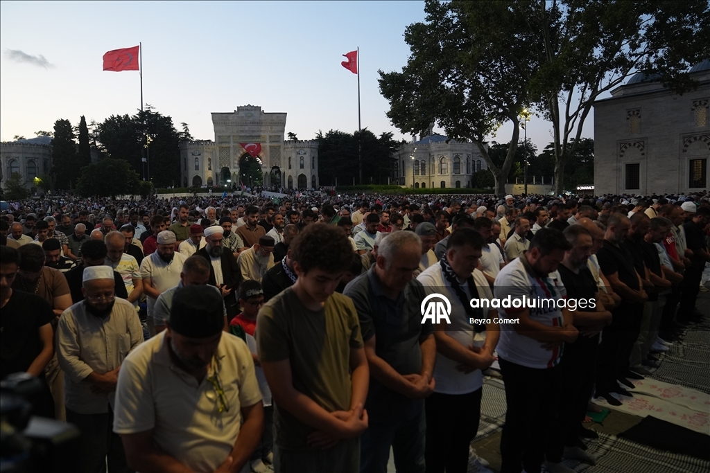 İstanbul’da "Gazze'ye Umut Işığı Ol" yürüyüşü