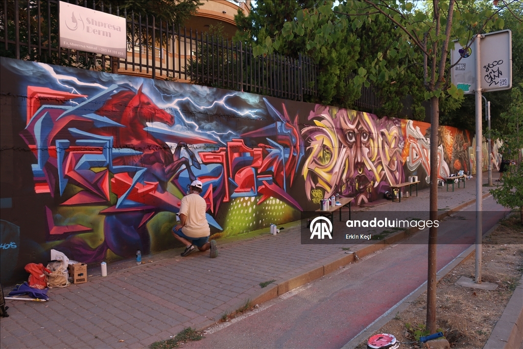 Graffiti festival in Kosovo