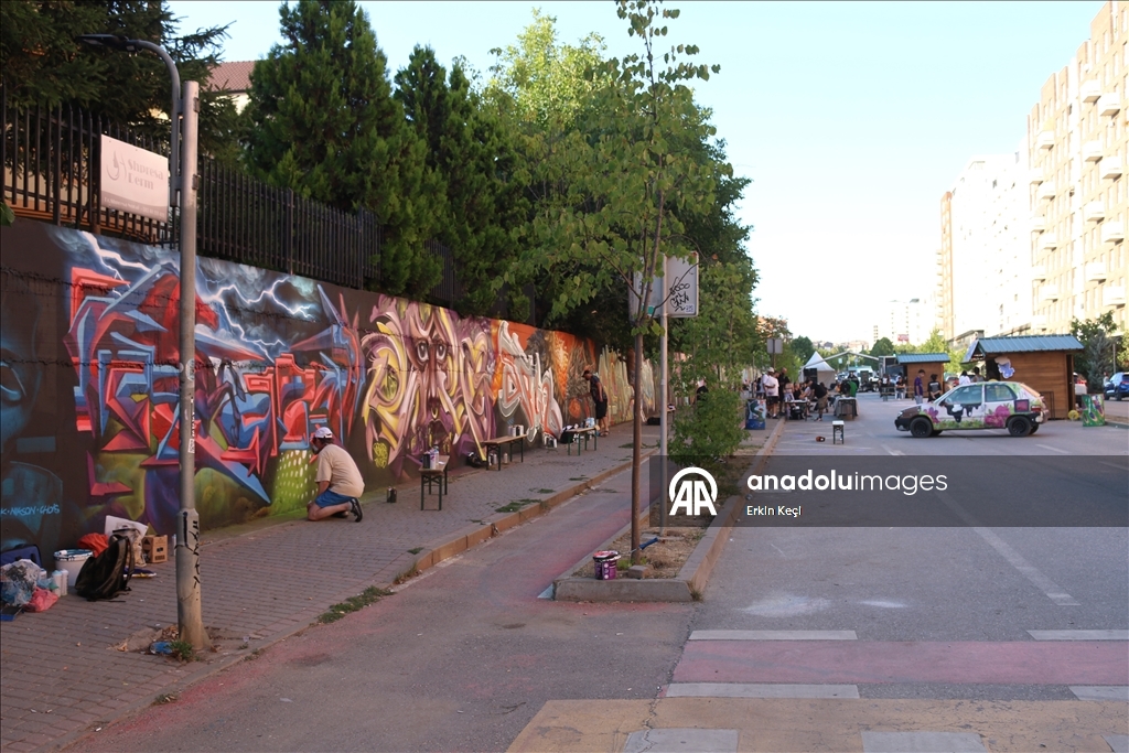 Graffiti festival in Kosovo